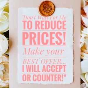 I have a ton of things that need to go make an offer